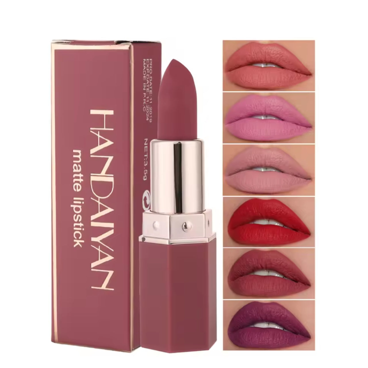 HANDAIYAN 6-Color Matte Lipstick